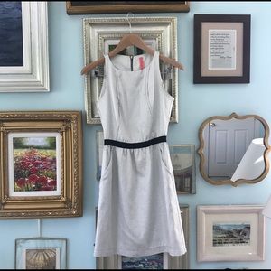 Silver EightSixty party dress with pockets!